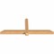 Ekena Millwork Eugene Smooth Timber Gable Bracket, Western Red Cedar, 60"W x 22"H x 3 1/2"D x 3 1/2"F, 9/12 Pitch GBW060X22X0404EUG00SWR - alternate 4